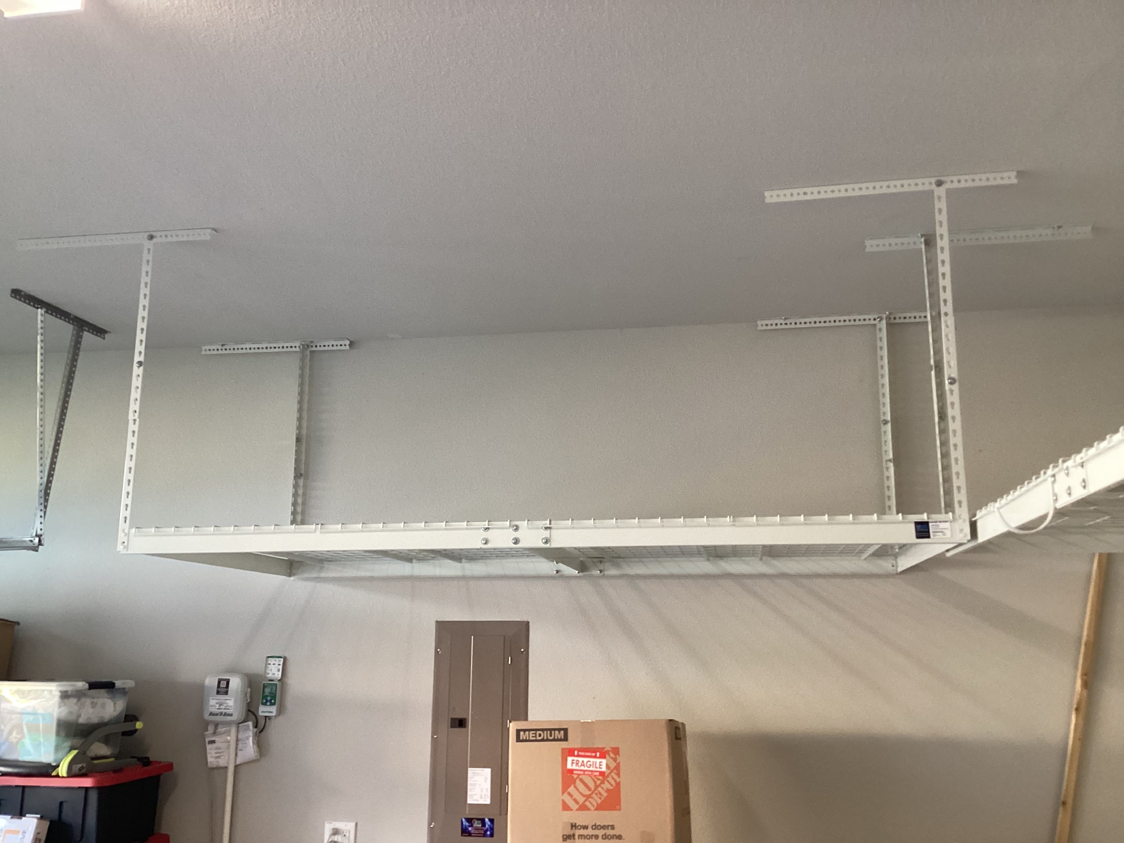 Safe Rack & Overhead Garage Storage Installation in McKinney - HDR Garage