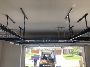 garage rack installed in your garage